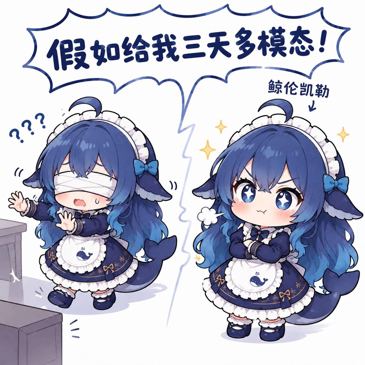 文案：假如给我三天多模态！ 鲸伦凯勒 兴